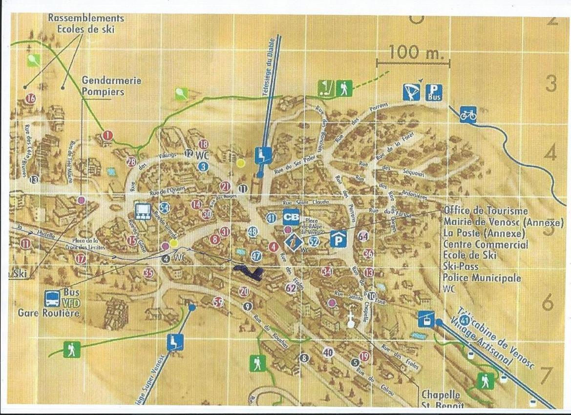 莱德萨阿尔卑斯Au Coeur De La Station公寓 外观 照片